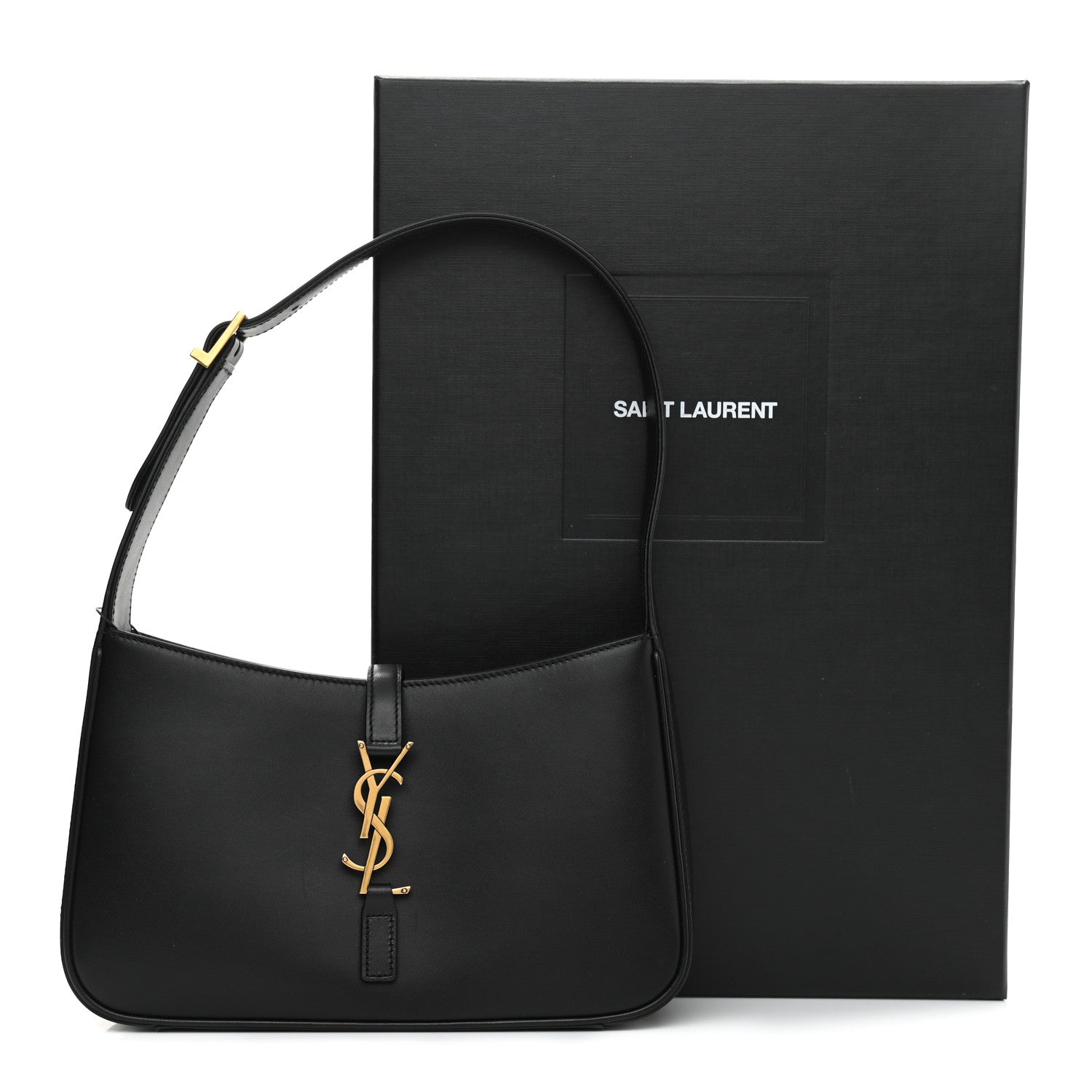 Saint Laurent Smooth Calfskin Le 5 A 7 Hobo Black 11 of 11