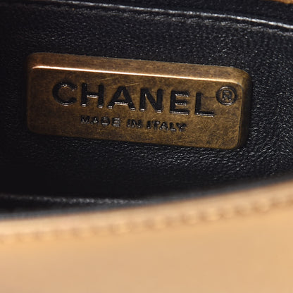 Chanel Galuchat Stingray Mini Boy Flap Gold 6 of 14