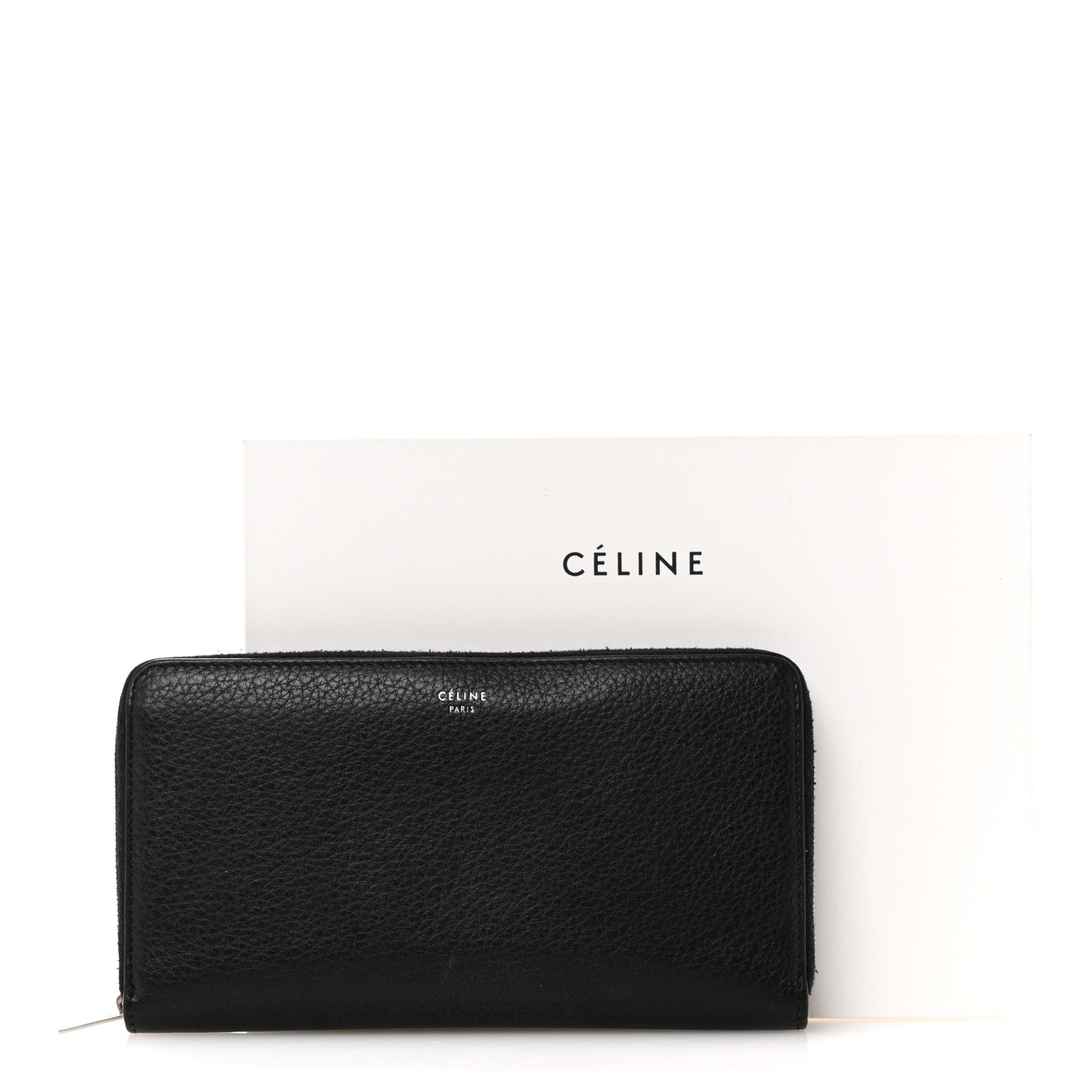 Calfskin Zip Around Multifunction Wallet Citron