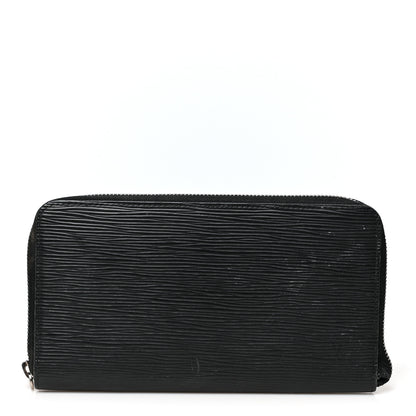 Louis Vuitton Epi Zippy Organizer Wallet Black 1 of 12