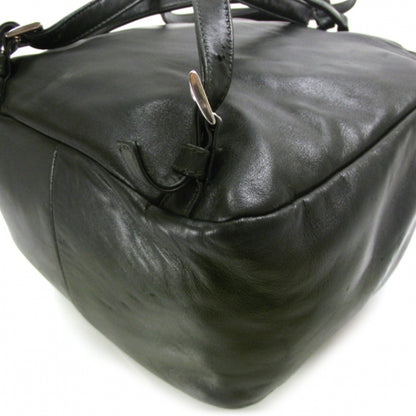 Prada Leather Backpack Hunter Green 5 of 10