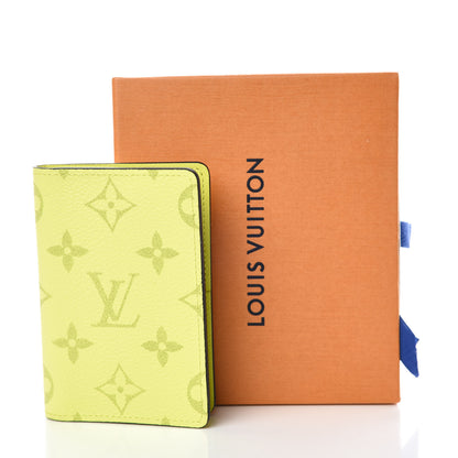 Louis Vuitton Monogram Taiga Pocket Organizer Yellow 7 of 7
