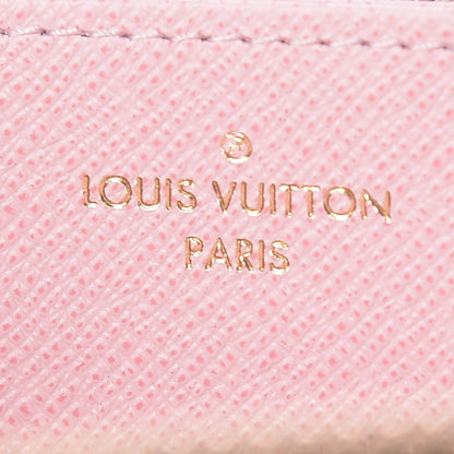 Louis Vuitton Damier Ebene Zippy Wallet Rose Ballerine 6 of 8