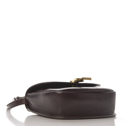 Saint Laurent Calfskin Monogram Woven Small Kaia Satchel Burnt Brown 4 of 12