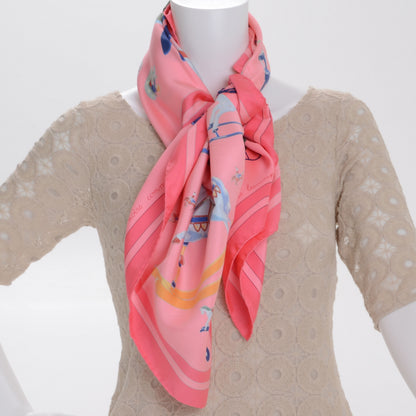 Hermes Silk Raconte Moi le Cheval Scarf 90 10 of 10