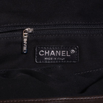 Chanel Calfskin Expandable Stitched Frame Bag Dark Brown 6 of 7