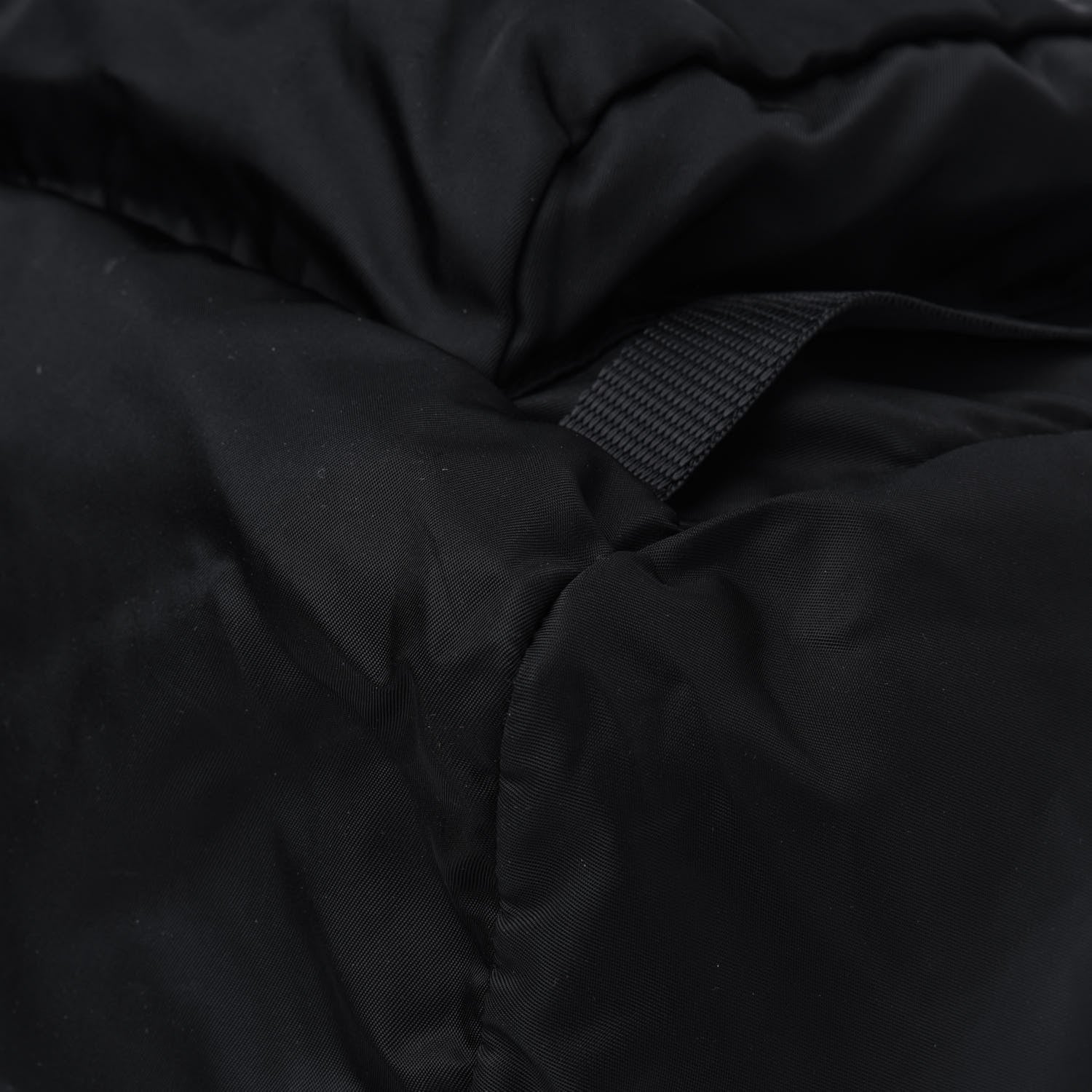 Prada Tessuto Nylon Montagna Double Buckle Backpack Black 9 of 13