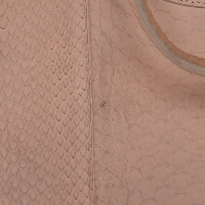 Balenciaga Python Papier A5 Zip Around Tote Old Rose 11 of 22