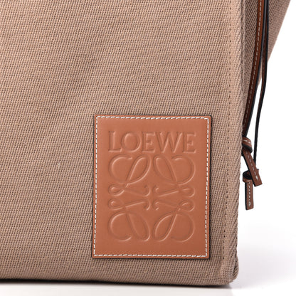 Loewe Canvas Calfskin Cushion Tote Taupe 9 of 9