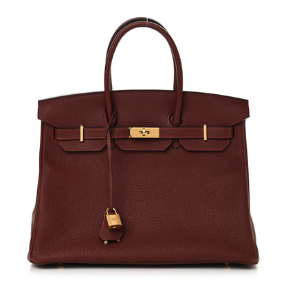 Hermes Togo Birkin 35 Rouge H 1 of 11