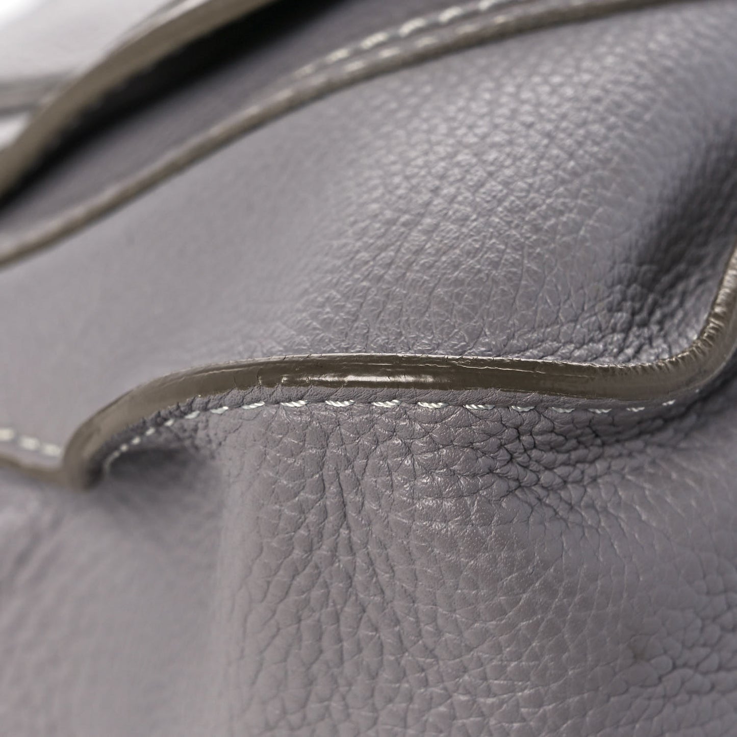 Calfskin Medium Marcie Satchel Cashmere Grey