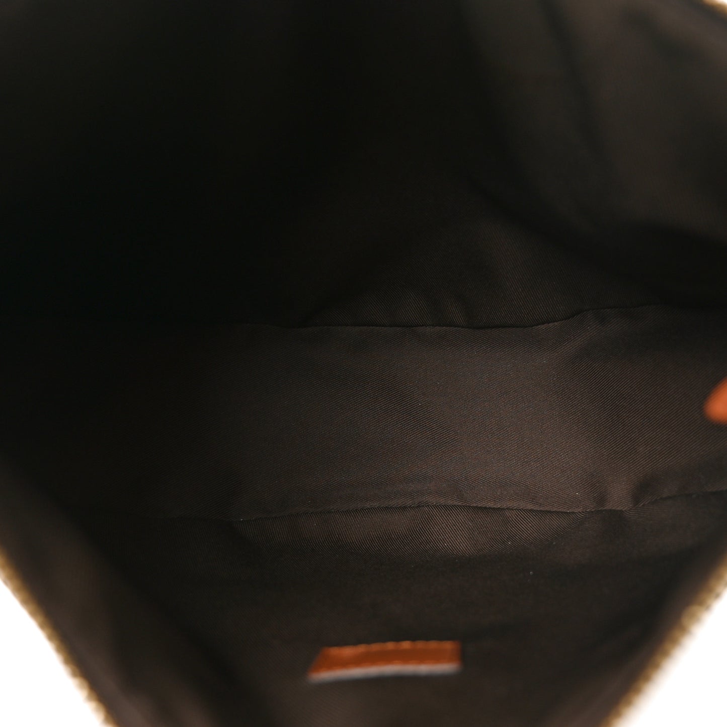 Reverse Monogram Loop Hobo