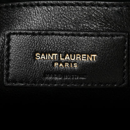 Saint Laurent Smooth Calfskin Medium Talitha Bucket Bag Black 6 of 9