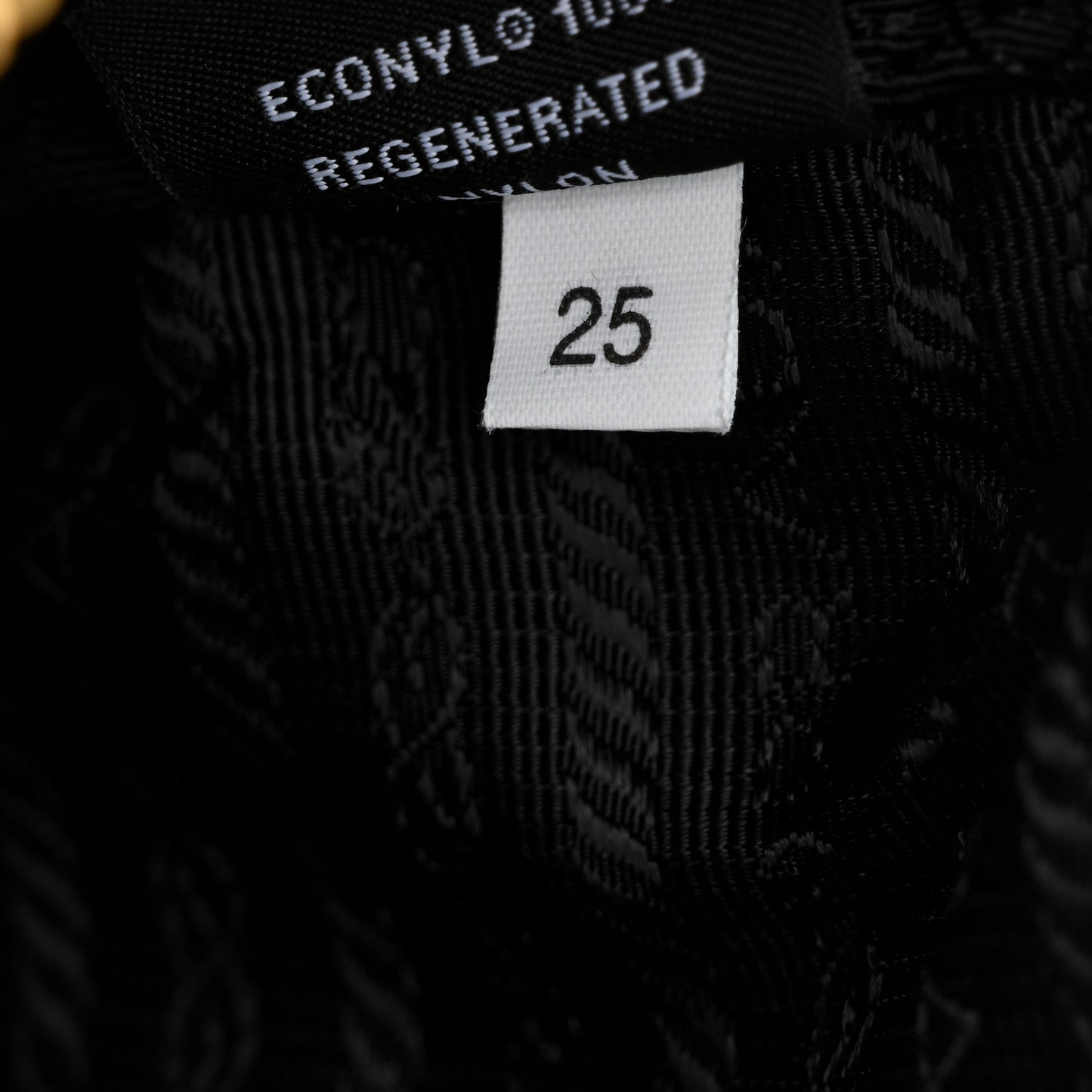 Re-Nylon Spazzolato Mini Pouch Pocket Shoulder Bag Black