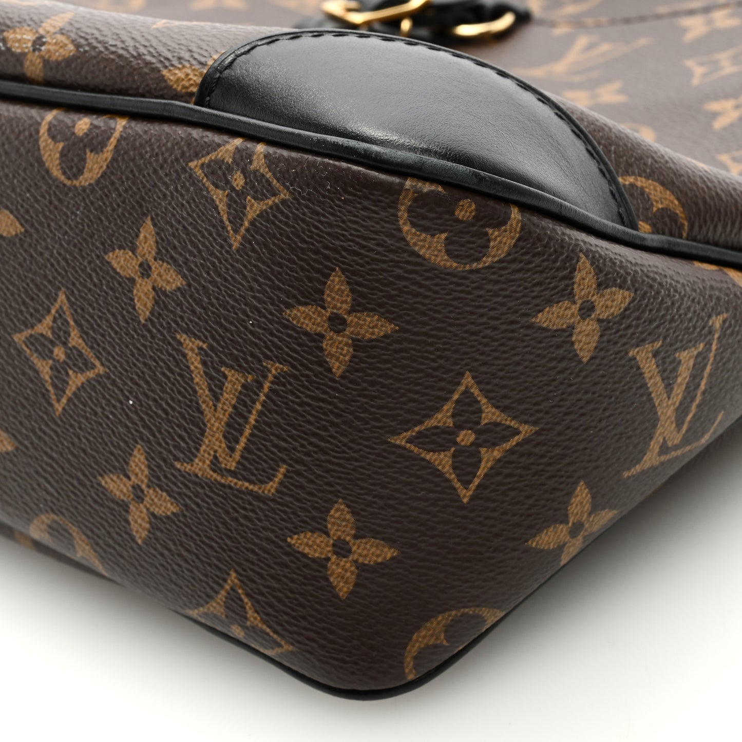 LOUIS VUITTON Monogram Odeon MM Black