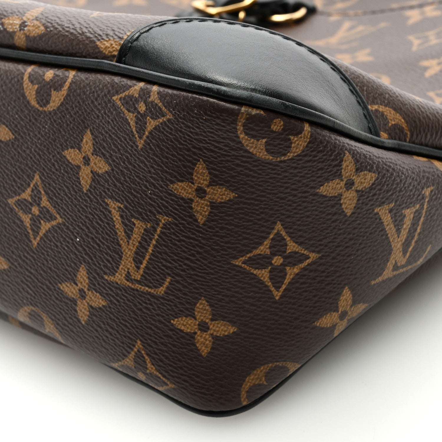 Louis Vuitton LOUIS VUITTON Monogram Odeon MM Black 7 of 7