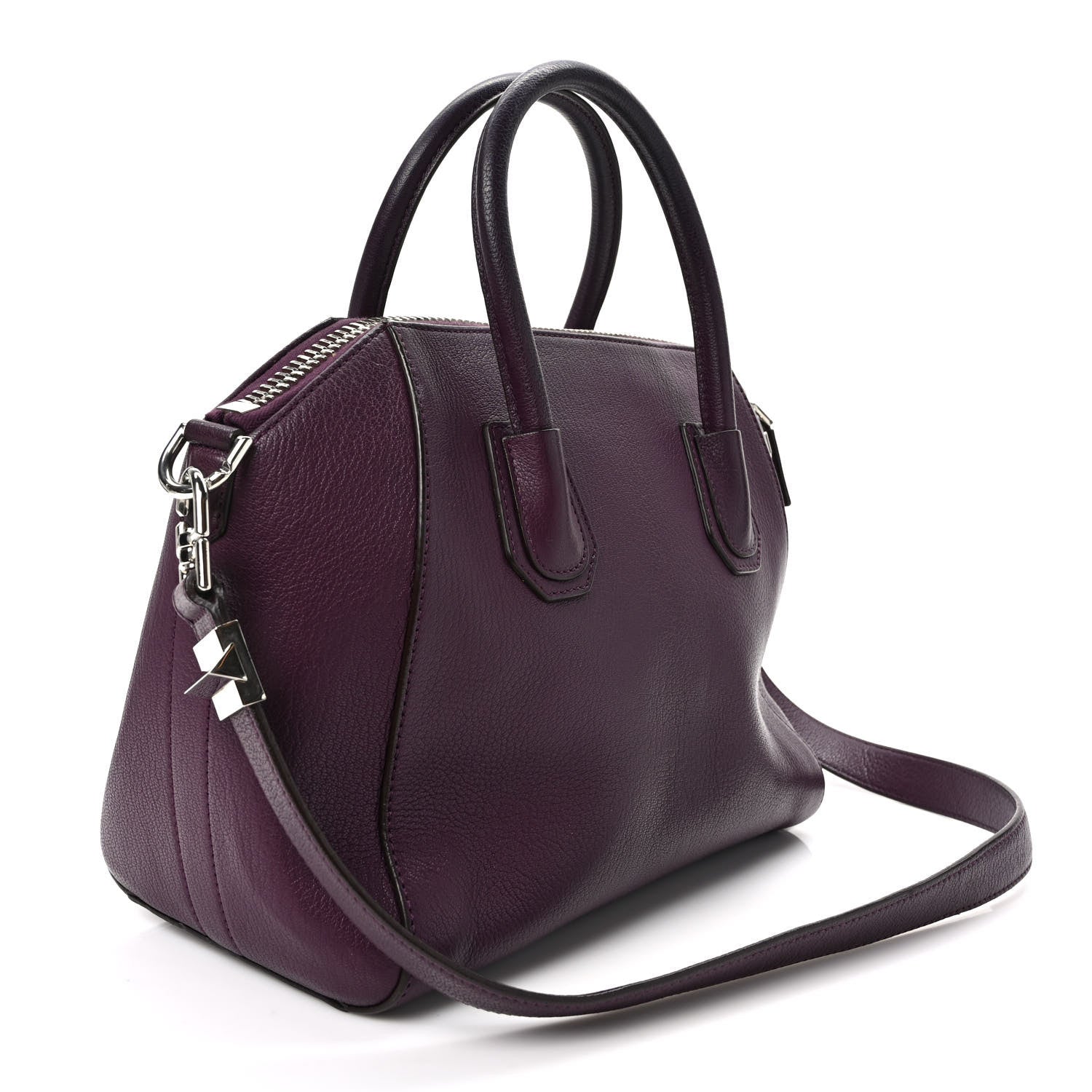Givenchy Sugar Goatskin Small Antigona Dark Purple 3 of 8