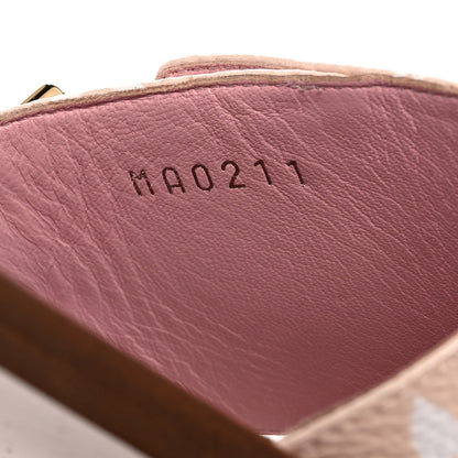 Louis Vuitton Monogram By The Pool Lock It Flat Mule 38.5 Pink 8 of 10