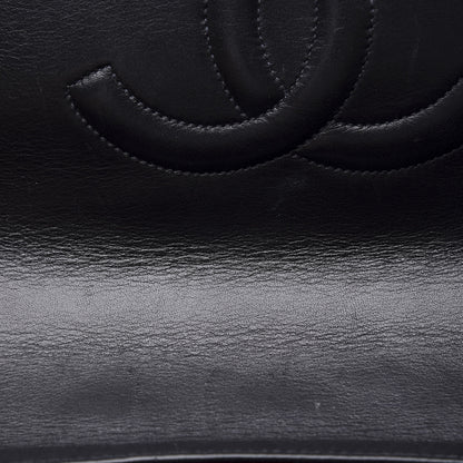 Chanel Lambskin Quilted XL Jumbo Single Flap Black 8 of 13