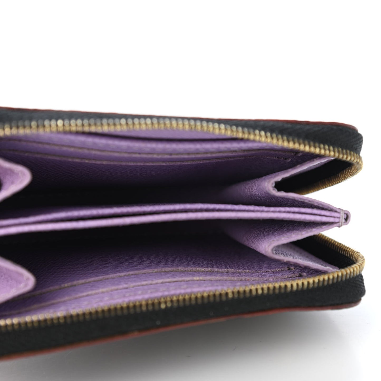 Monogram Multicolor Zippy Coin Purse Black Violet