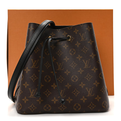 Louis Vuitton Monogram Neonoe MM Black 10 of 10