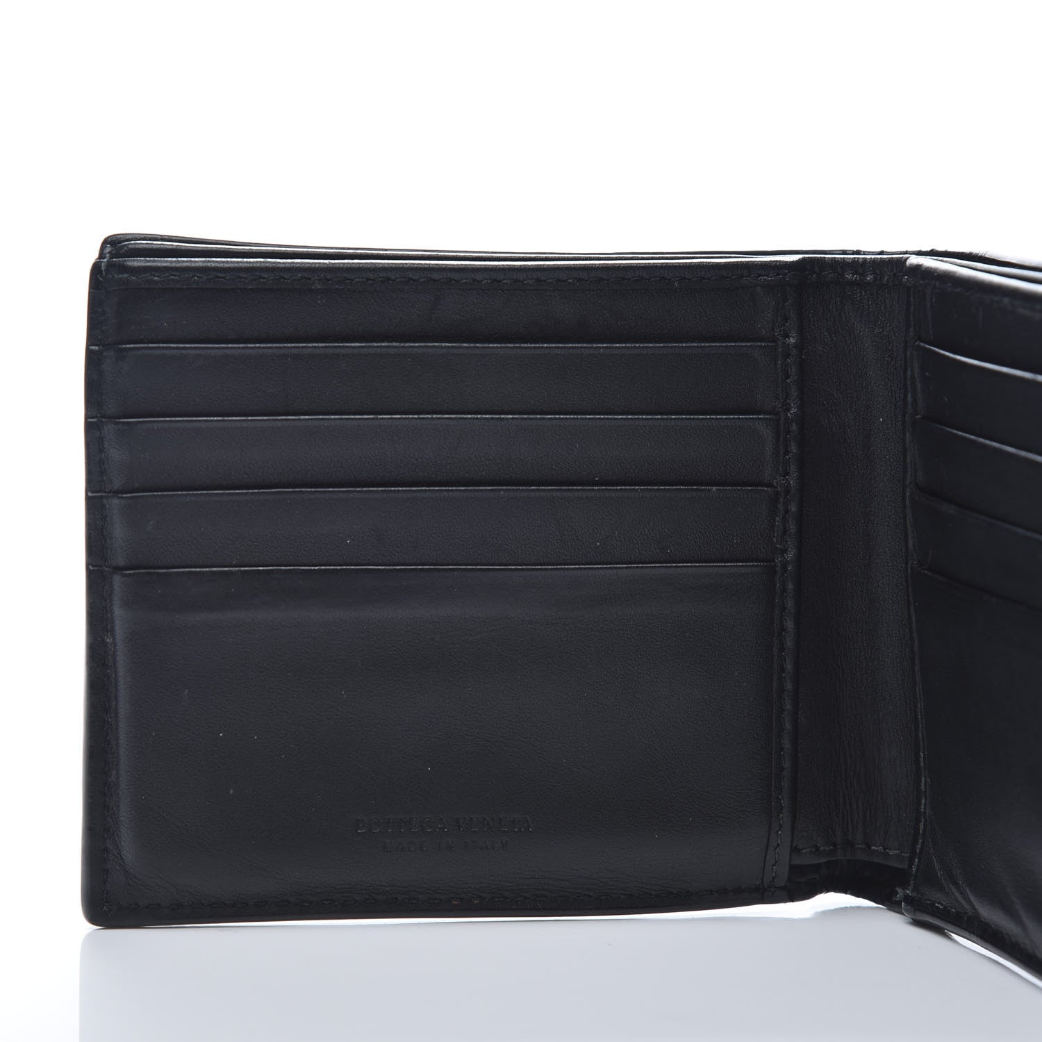 Bottega Veneta Nappa Intrecciato Bi-Fold Wallet Black 6 of 9