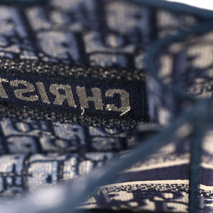 Christian Dior Oblique Mini Book Tote Blue Multicolor 8 of 11