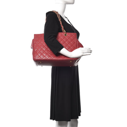 Chanel Caviar Quilted Petit Timeless Tote PTT Dark Pink 2 of 22