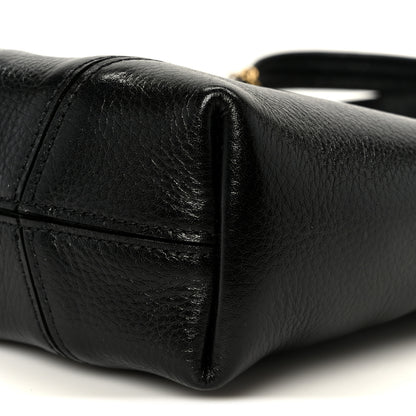 Chloe Grained Calfskin Small Spin Tote Black 10 of 10