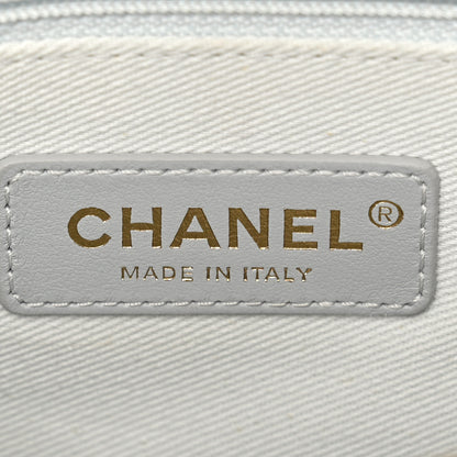Chanel Caviar Quilted Small Coco Handle Flap Light Grey 6 of 11