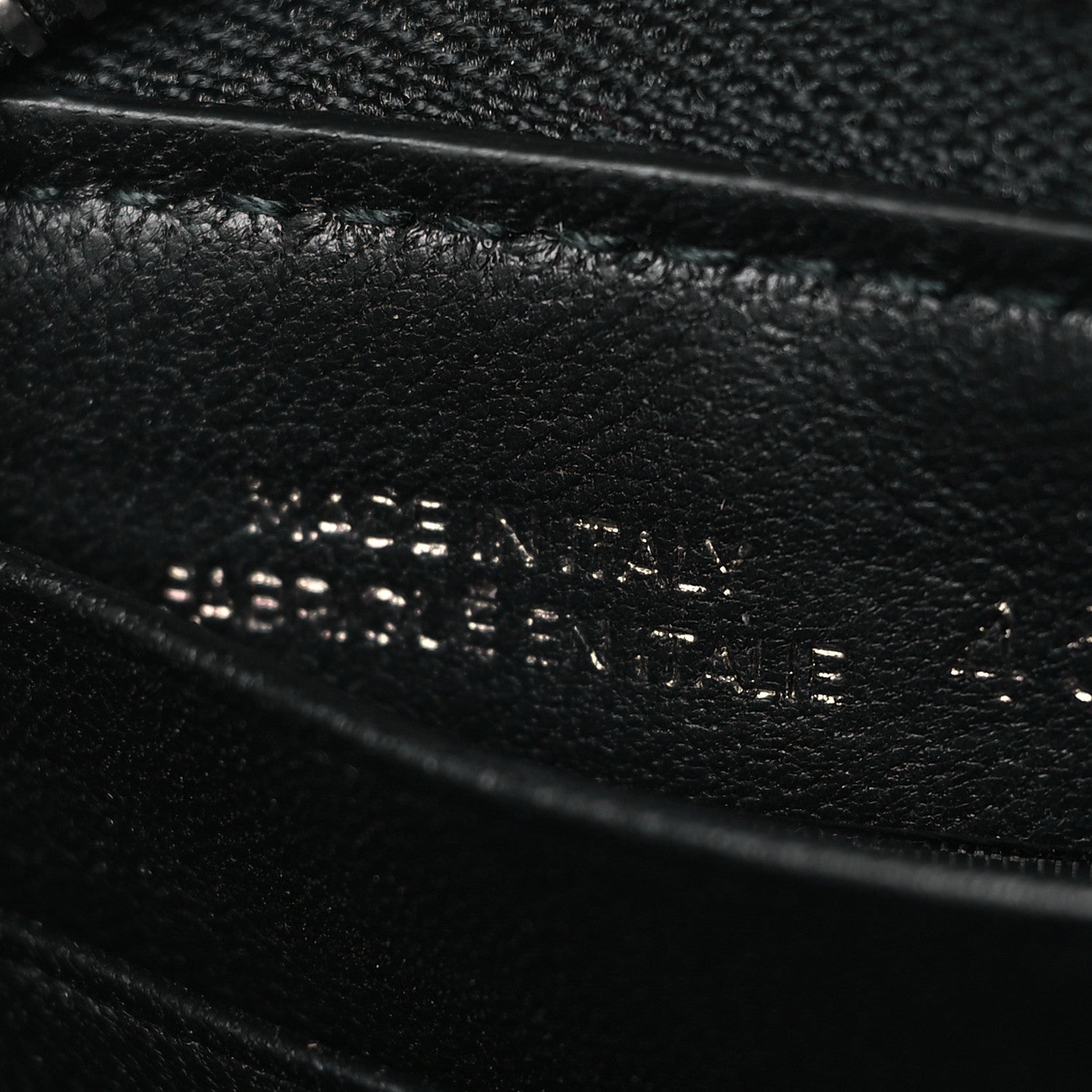 Balenciaga Calfskin Perforated Logo Zip Compact Wallet Black 8 of 9