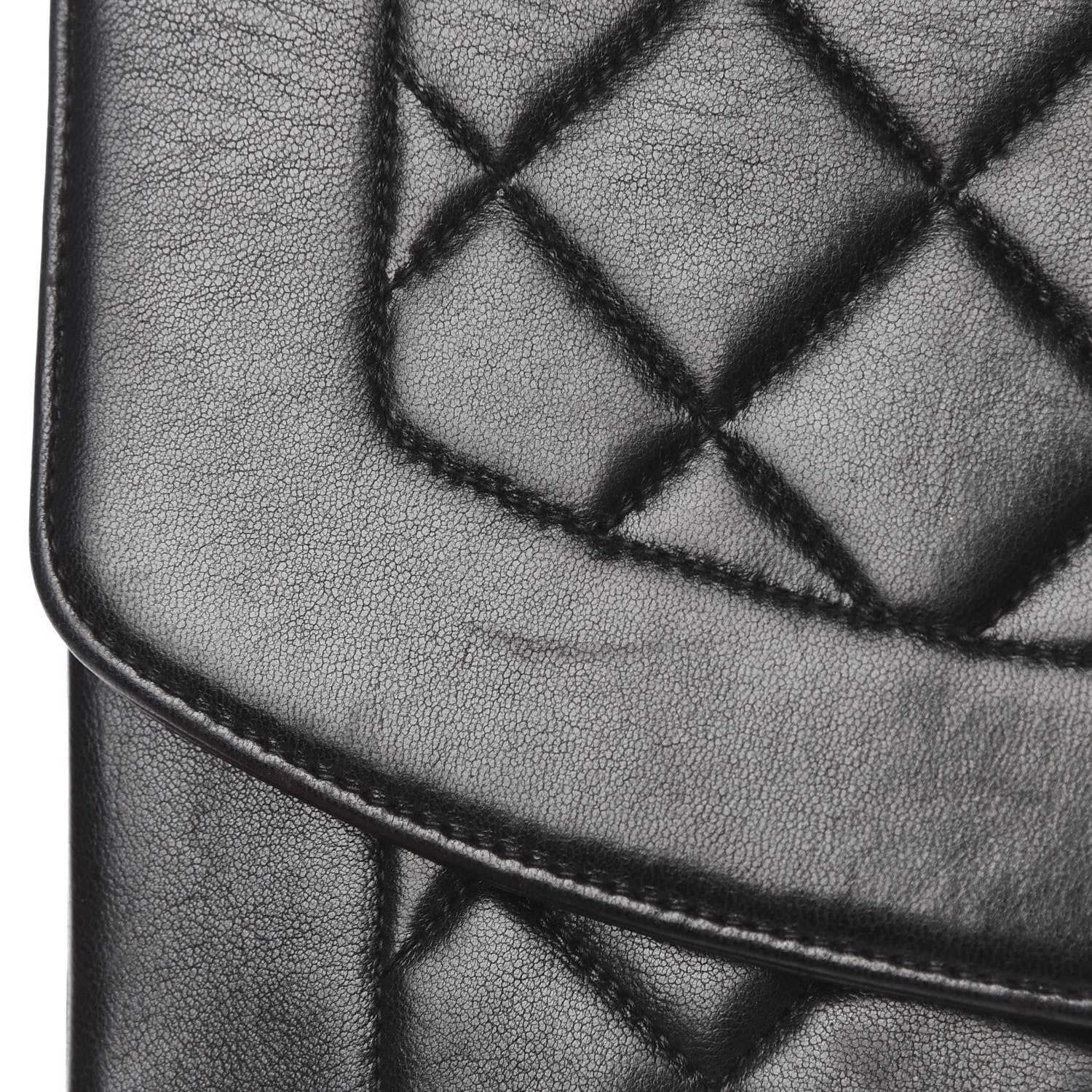 Chanel Lambskin Quilted Medium Single Flap Black 14 of 14