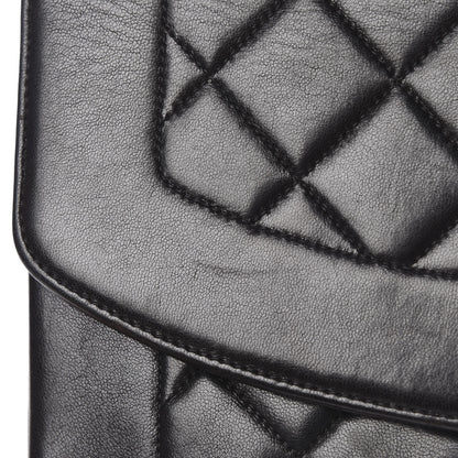 Chanel Lambskin Quilted Medium Single Flap Black 14 of 14