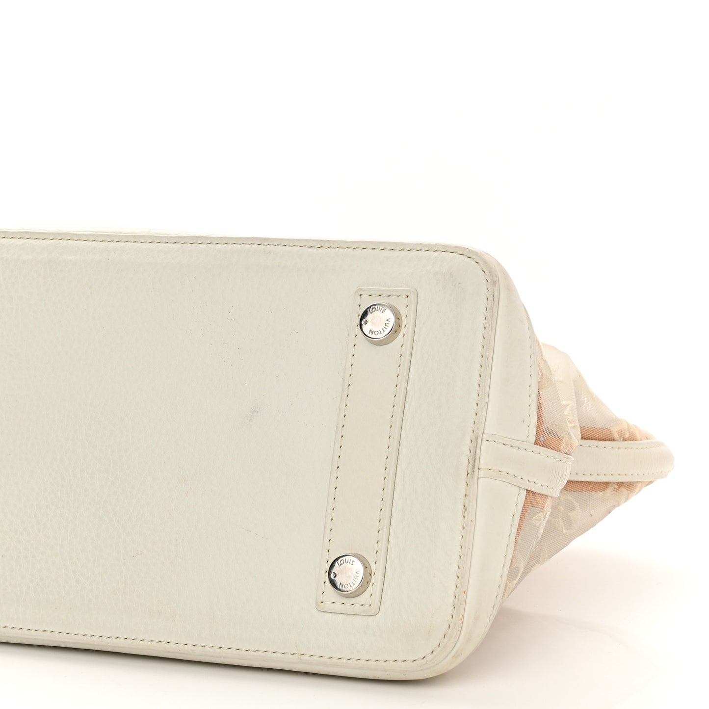 Monogram Transparence Lockit East-West White