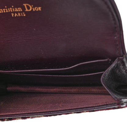Christian Dior Oblique Saddle Card Holder Bordeaux 5 of 8