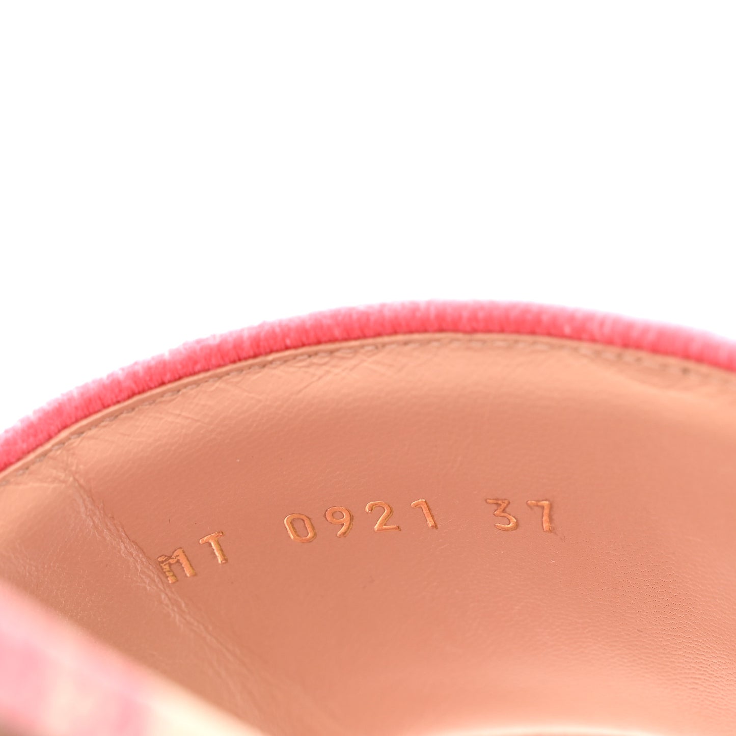 Canvas Toile de Jouy Embroidered Dway Flat Slide Sandals 37 Off White Pink
