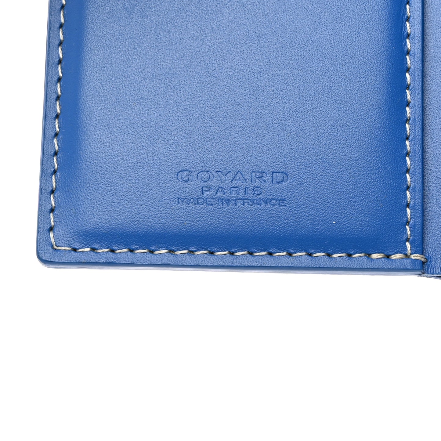 Goyardine Saint Pierre Card Holder Blue