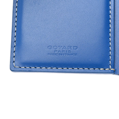 Goyard Goyardine Saint Pierre Card Holder Blue 6 of 7