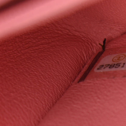 Chanel Tweed Braid Mini Flap White Pink 7 of 10