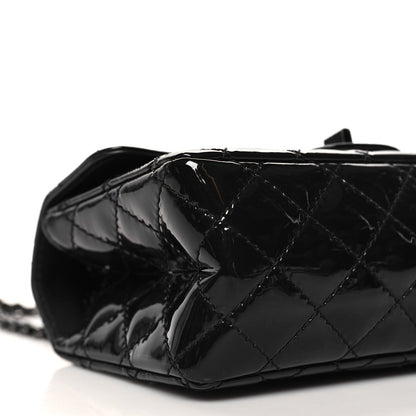 Chanel Patent Calfskin Quilted 2.55 Reissue Mini Flap So Black 9 of 10