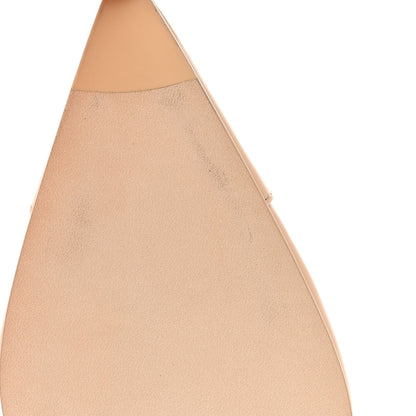 Chanel Patent Calfskin Cap Toe CC Slingback Pumps 36.5 Beige 9 of 11