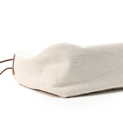 Hermes Canvas Barenia Fourbi 25 MM Pouch Naturel Fauve 8 of 11