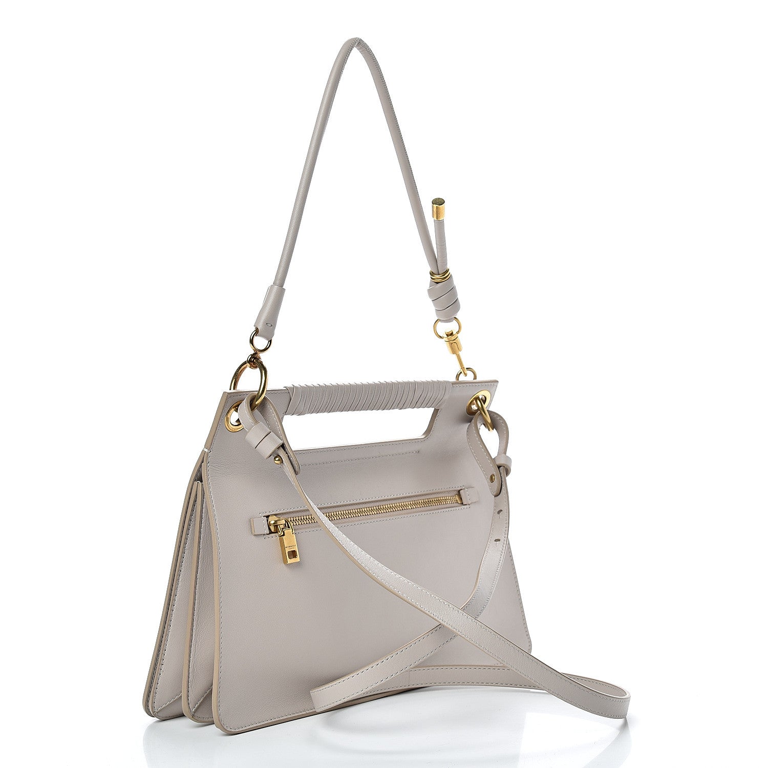Givenchy Calfskin Small Whip Top Handle Crossbody Natural 2 of 9