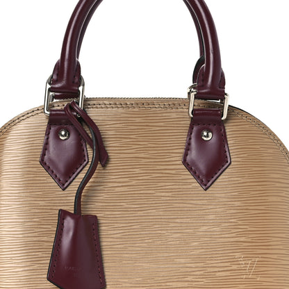 Louis Vuitton Epi Tri-Color Alma BB Vanilla Fuchsia Black 8 of 15