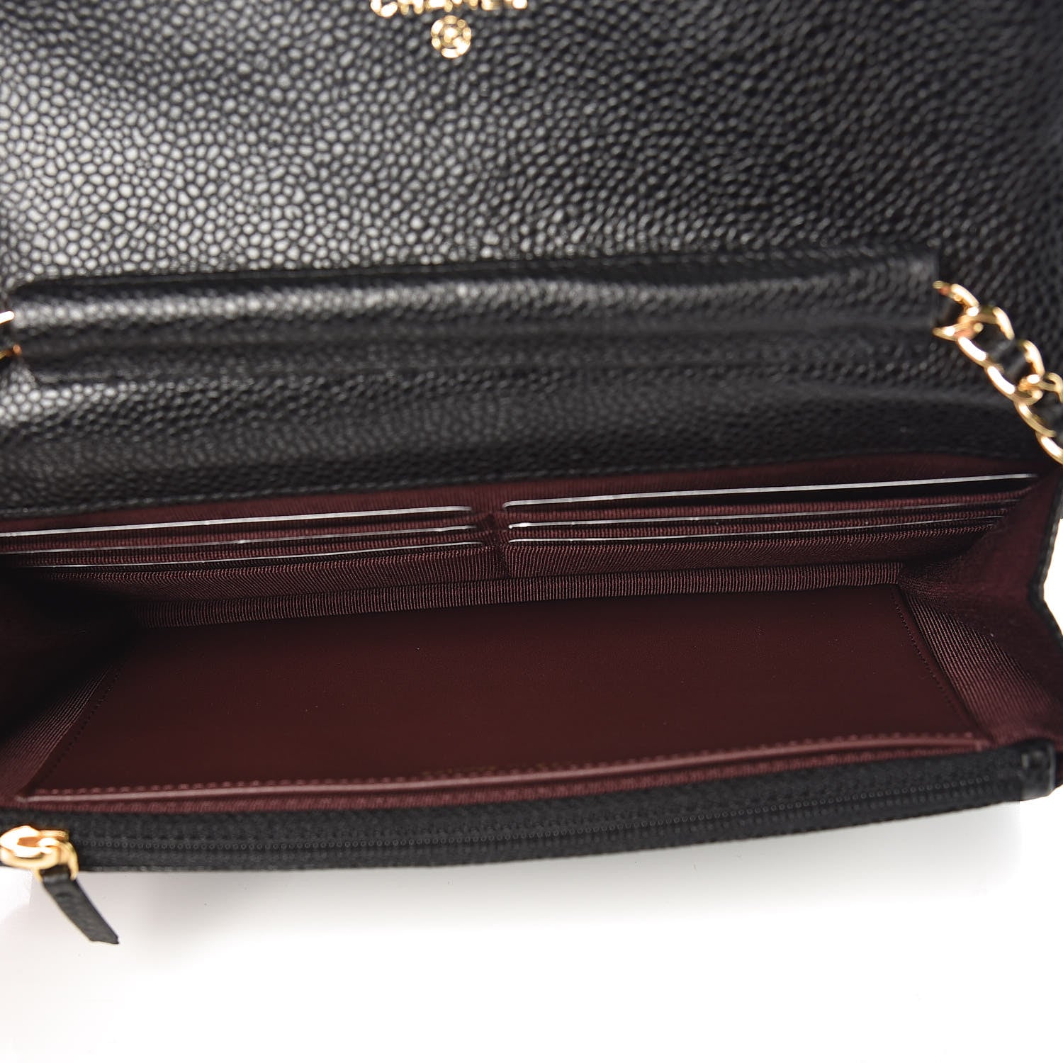 Chanel Caviar Quilted Wallet On Chain WOC Black 7 of 11