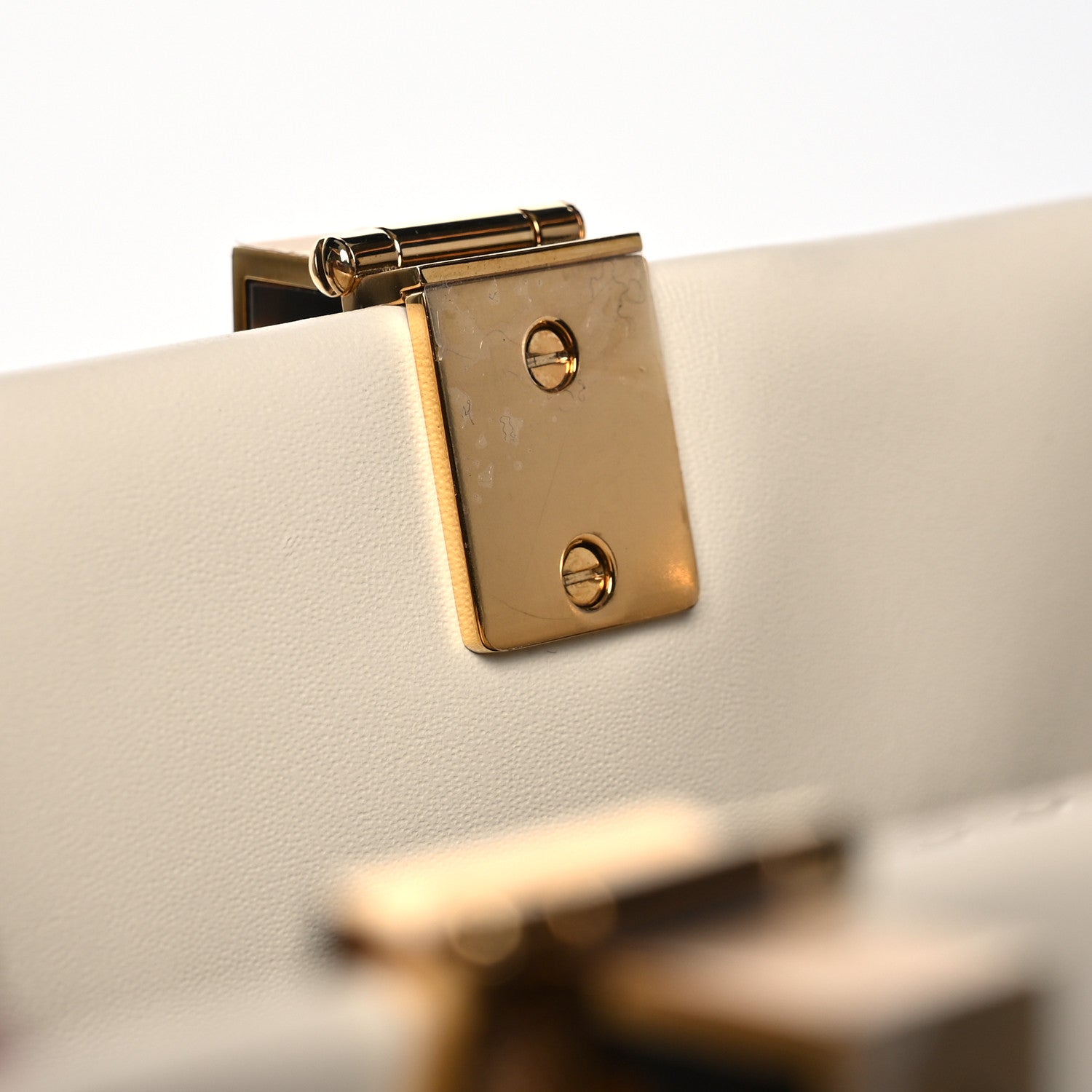 Fendi Vitello King Plexiglass Medium Fendi Sunshine Shopper Tote White Ice 12 of 13