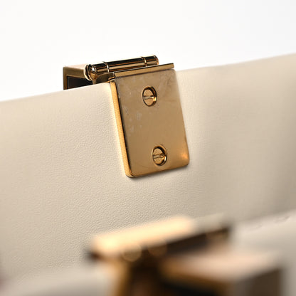 Fendi Vitello King Plexiglass Medium Fendi Sunshine Shopper Tote White Ice 12 of 13