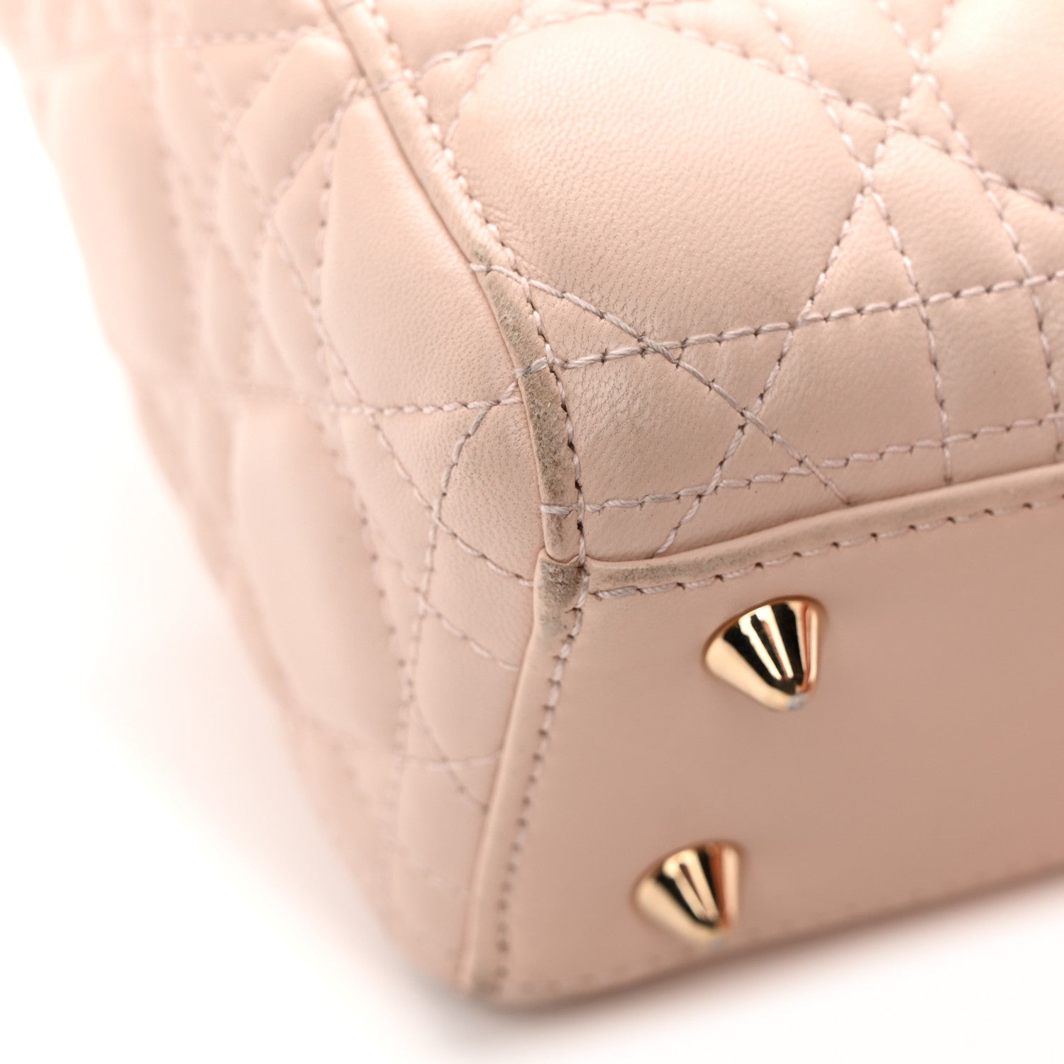 Christian Dior Lambskin Cannage Small Lucky Badges My Lady Dior Light Pink 12 of 15