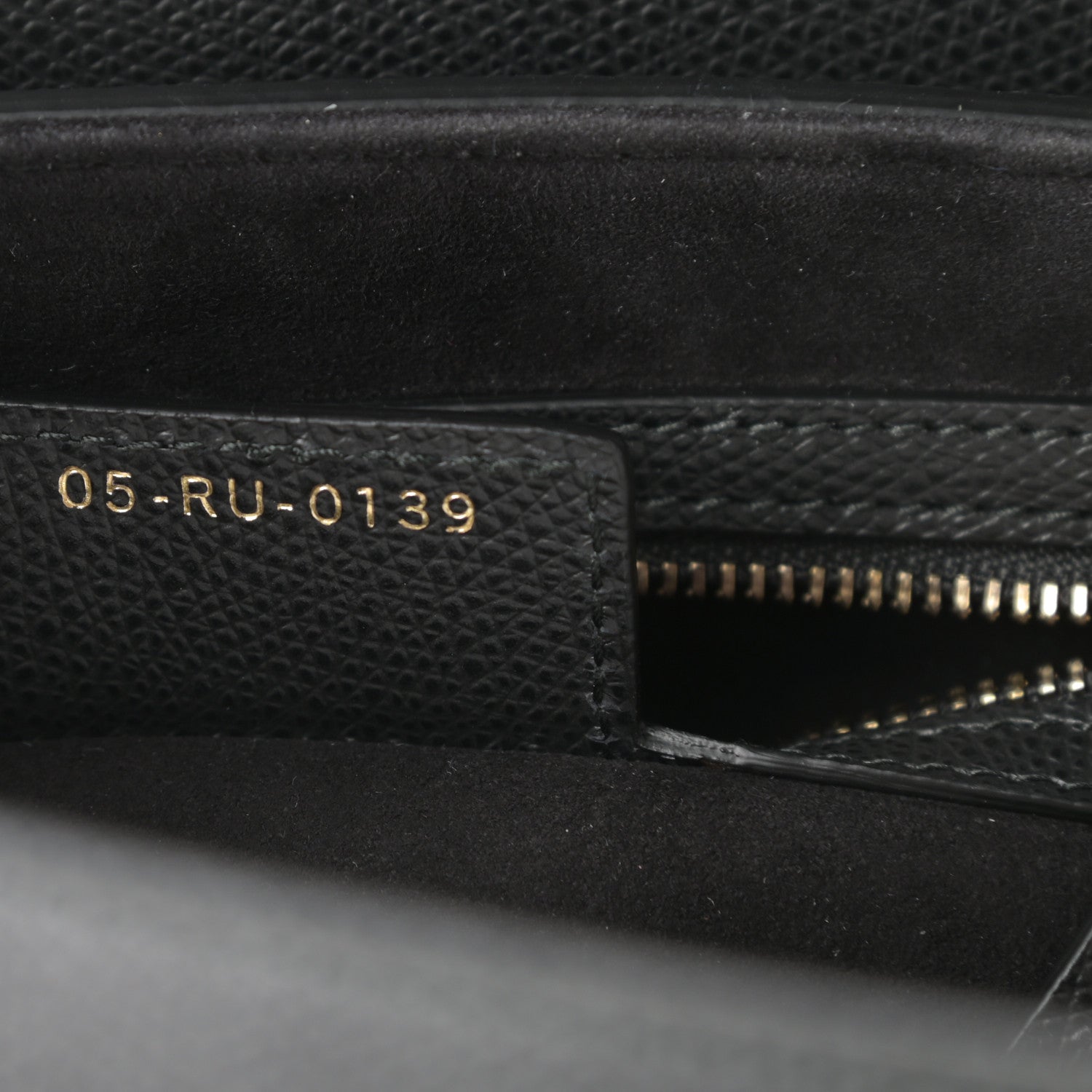 Christian Dior Grained Calfskin Saddle Bag Black 7 of 11