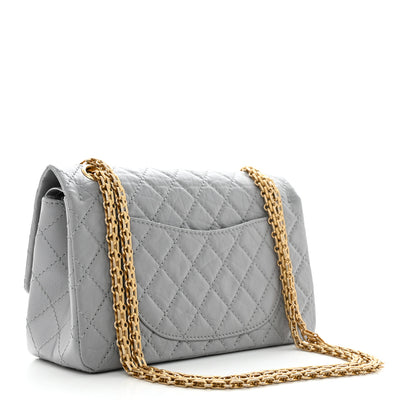 Chanel Aged Calfskin Quilted 2.55 Reissue 225 Flap Grey 2 of 10